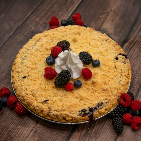 Mixed Berry Crumb Pie