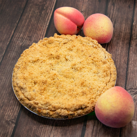 Peach Crumb Pie